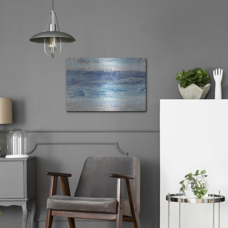 Beachcrest Home ™ «Sailing Afar II» par Tim O'Toole, art mural en métal, H 16 po x l 24 po