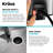  KRAUS WasteGuard 1 HP Continuous Feed Garbage Disposal with Ultra-Quiet Motor for Kitchen Sinks with Power Cord and Flange Included