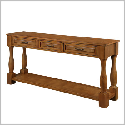 Chisom 63'' Solid Wood Console Table