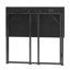 31,5 po Bureau large et pliable pour petits espaces, aucun assemblage requis, noir