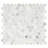 Carrara White Round 12 in. x 12 in. Honed Marble Mosaic Floor and Wall Tile