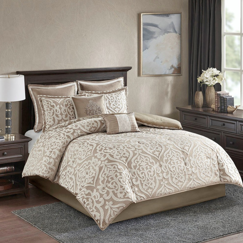 Couette Queen beige / 8 pièces - Literie de poids moyen - Luxe exceptionnel, confort toute l'année
