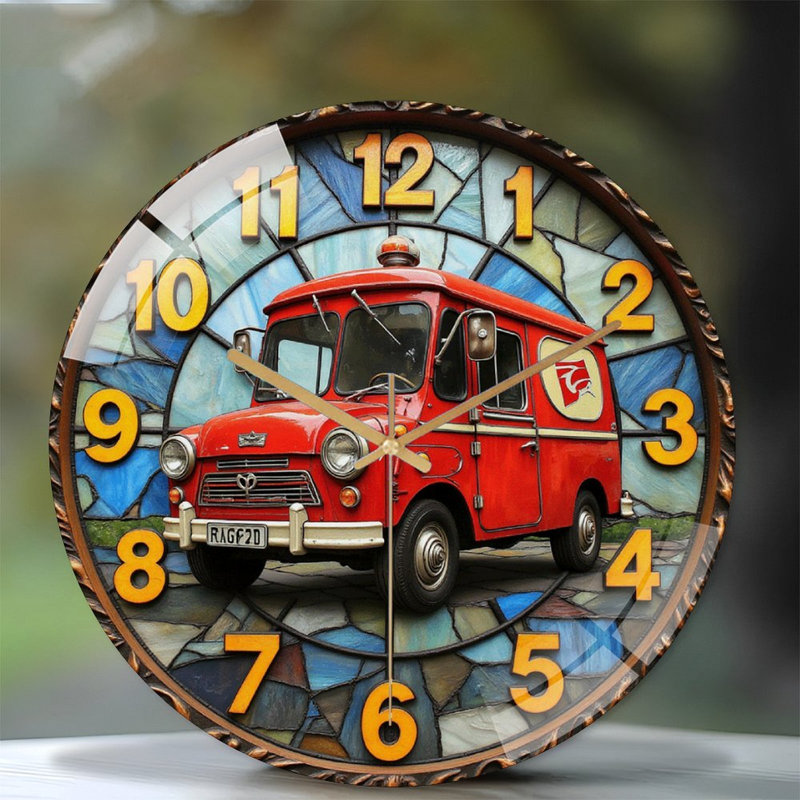 Horloge murale rétro 12 "