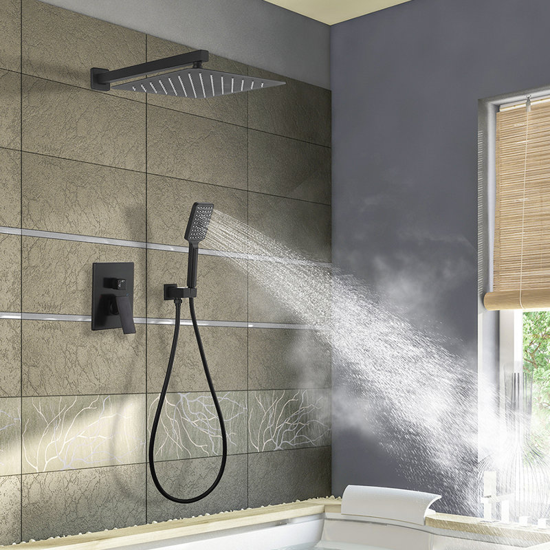 All-In-One Kit with Rough in-Valve, Black