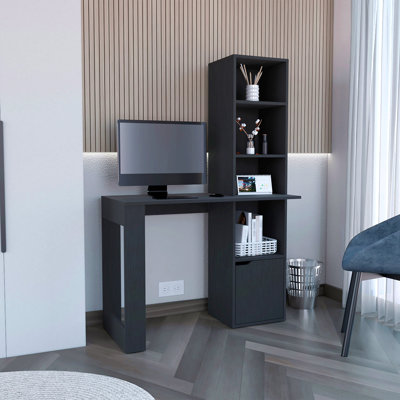 Bureau d'écriture avec bibliothèque et armoire