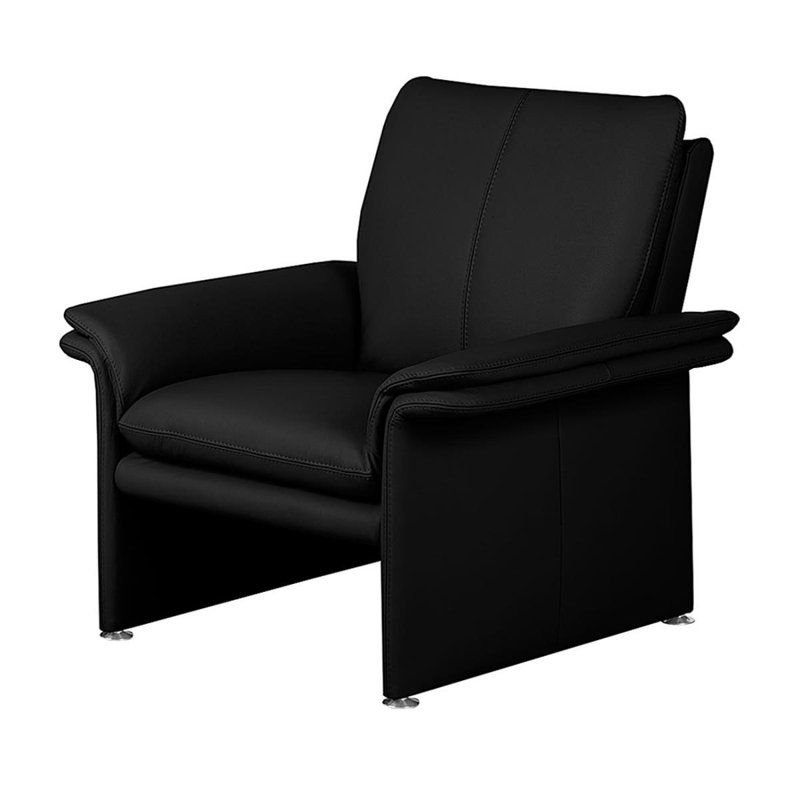 Edelwald Upholstered Armchair, Black