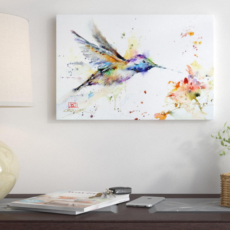 " Colourful Journey " by Dean Crouser, 18" H x 26" W x 1.5" D, Black Framed Fine Art Paper, No Mat