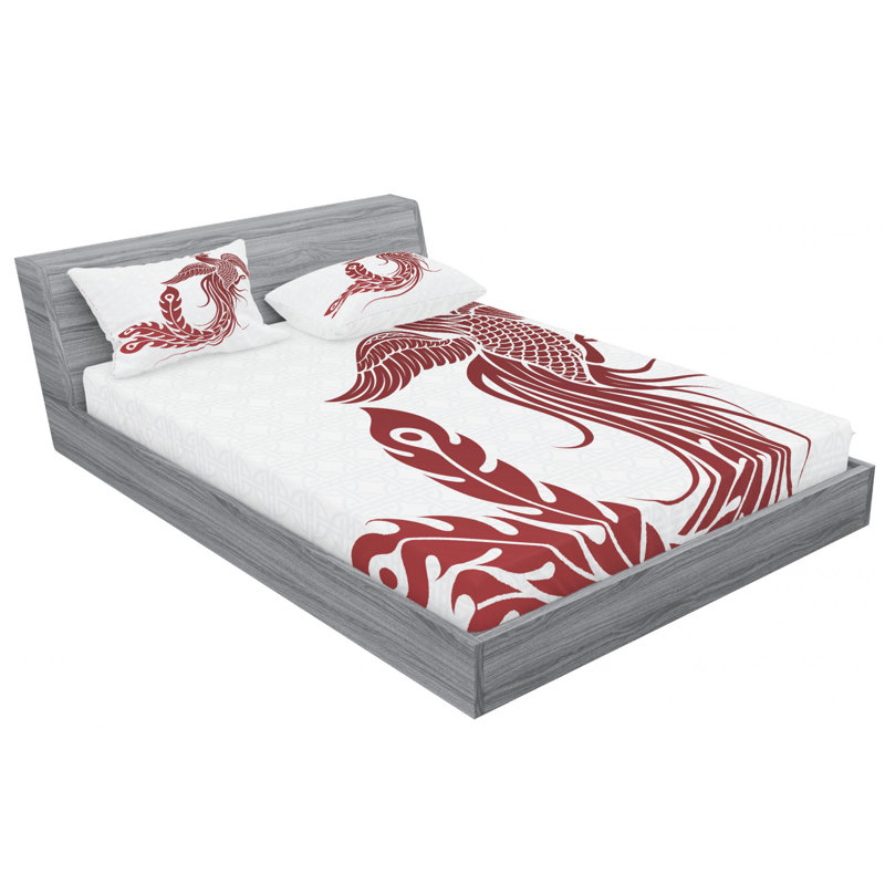 Microfiber Sheet Set, Queen Sheet Set with Fitted Sheet