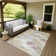 Machine Washable Indoor/Outdoor London ACN2258 Swirls Rug