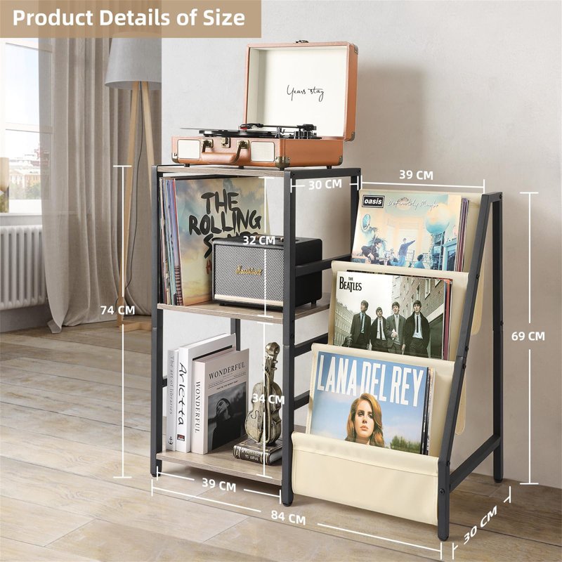69cm H Media Shelves