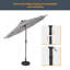Parasol de marché éclairé 108 po Donye-917623544