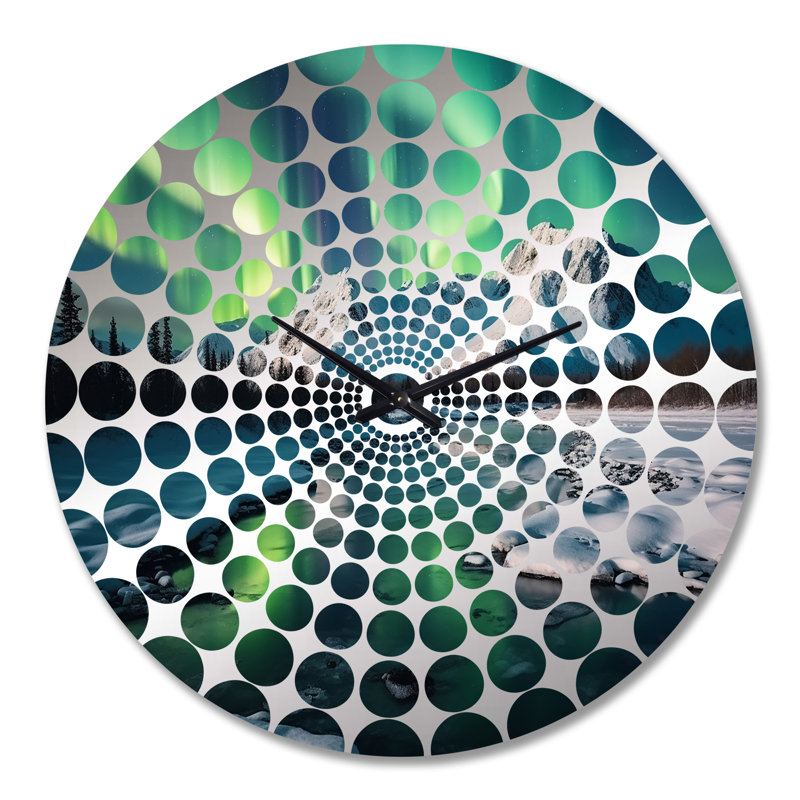 Horloge murale Northern Lights, Très grand