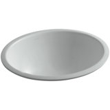 Caxton Ceramic Oval Undermount Bathroom Sink
