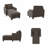 Calbert Upholstered Chaise Lounge