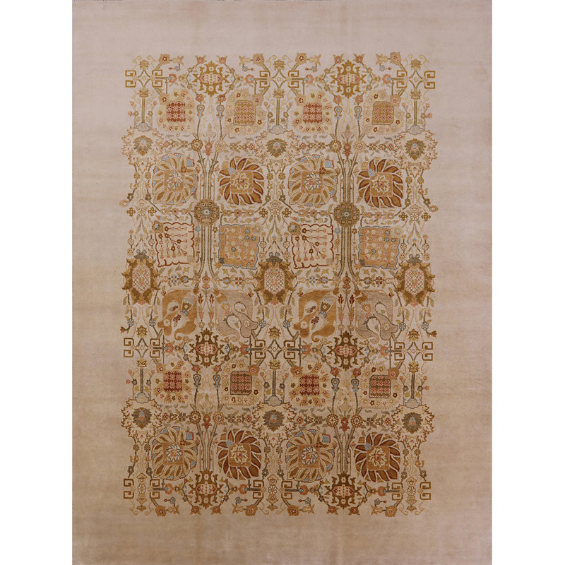 Tapis oriental beige / brun Wynette, Rectangle 3 pi x 5 pi
