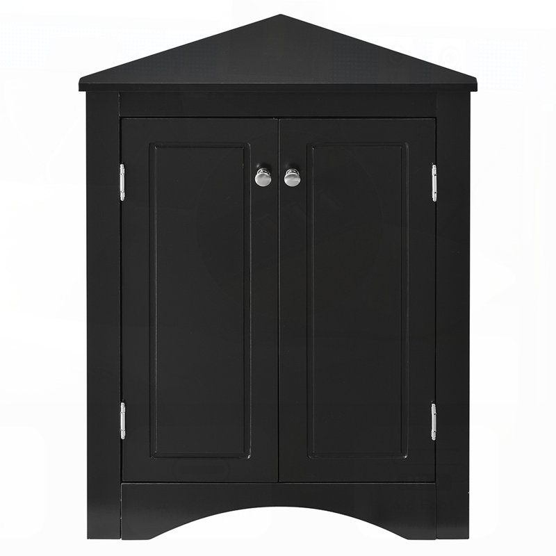 Armoire de rangement Triangle, Noir
