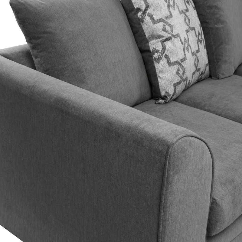 Arabella 2 - Piece Living Room Set, Charcoal