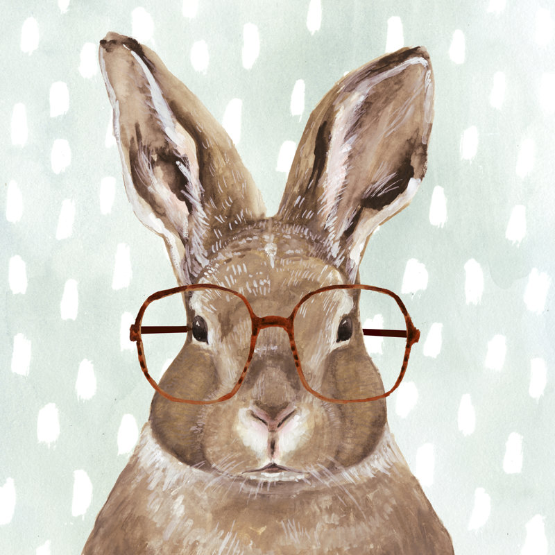Four-eyed Forester III by Victoria Borges - Painting, Paper Print, 30cm H x 30cm W