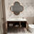 Wabi-sabi middle ancient style bathroom cabinet