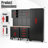 WFX Utility™ 6pcs Garage Cabinets And Storage System Set With Pegboard & Rubber Wood Worktop