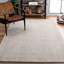Eliesha Handmade Tufted Wool Ivory/Grey Area Rug-215035424
