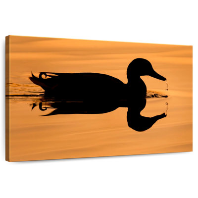 Brampt Mallard Duck Silhouette