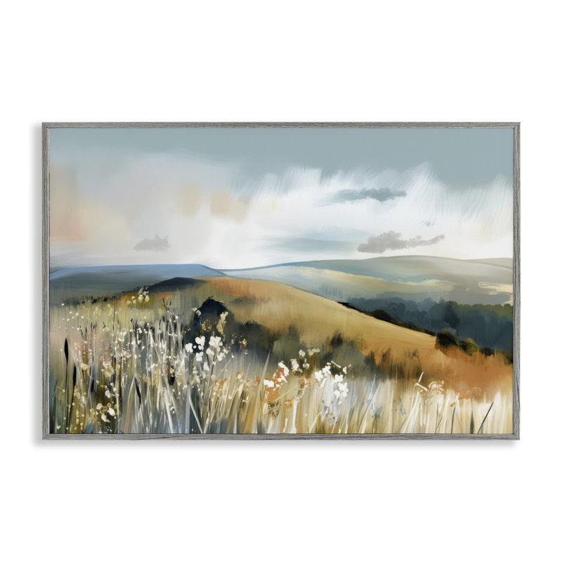 Giclée encadrée Coastal Expressions, conception d'Elara Yasna, Estampe numérique Farmhouse, H 16 po x l 24 po