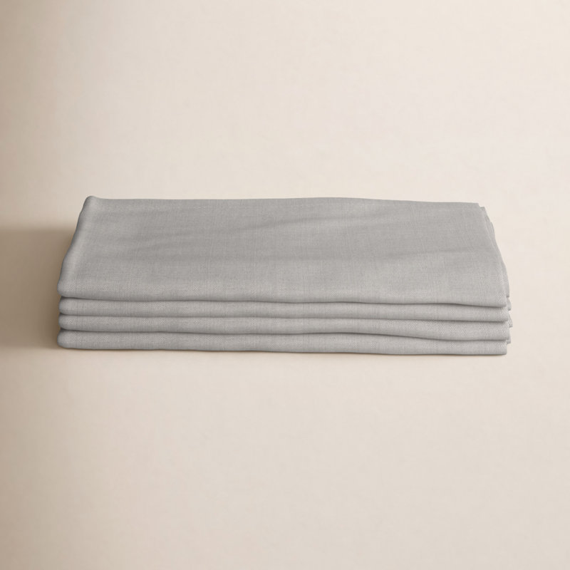 Caron 100% Cotton Square Napkin, Flax