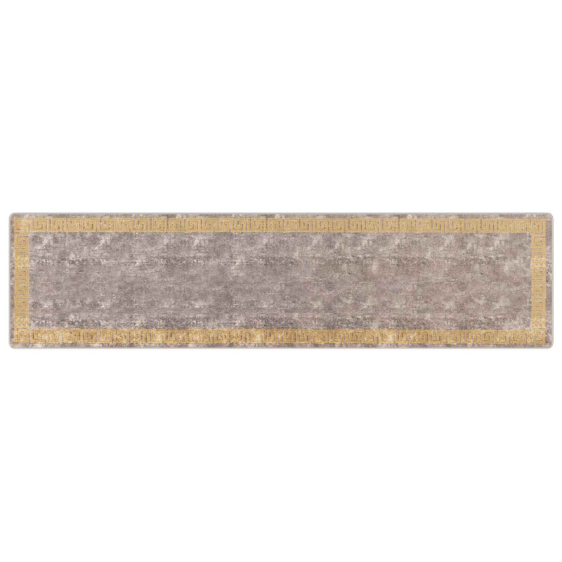 Area Rug, Grey, Runner 100cm x 400cm