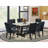 Wilinski 6 - Person Extendable Four Leg Base Dining Set