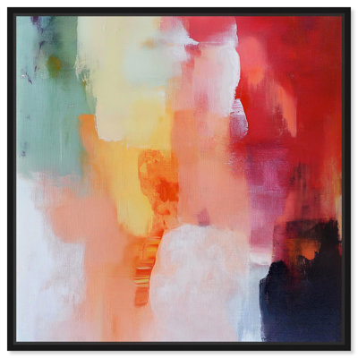 Art Remedy Colourful Abstracts Canvas Hushed Hues II