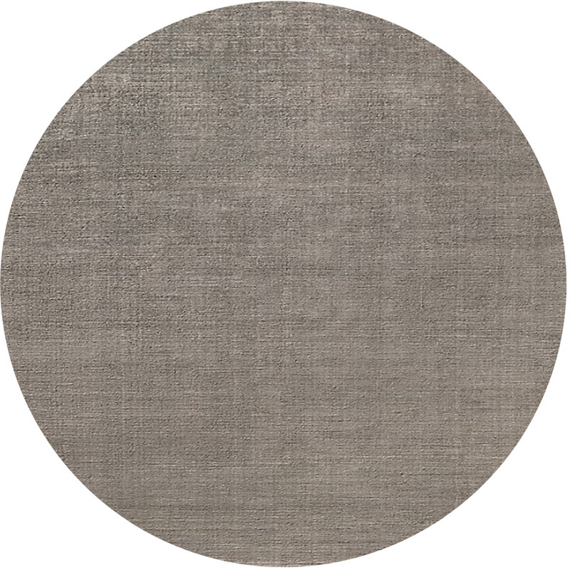 Tapis gris Wonderlin, Rond 8 pi