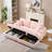 79.3'' Corduroy Comfortable 3 Seater Sofa  With Ottoman-106876918