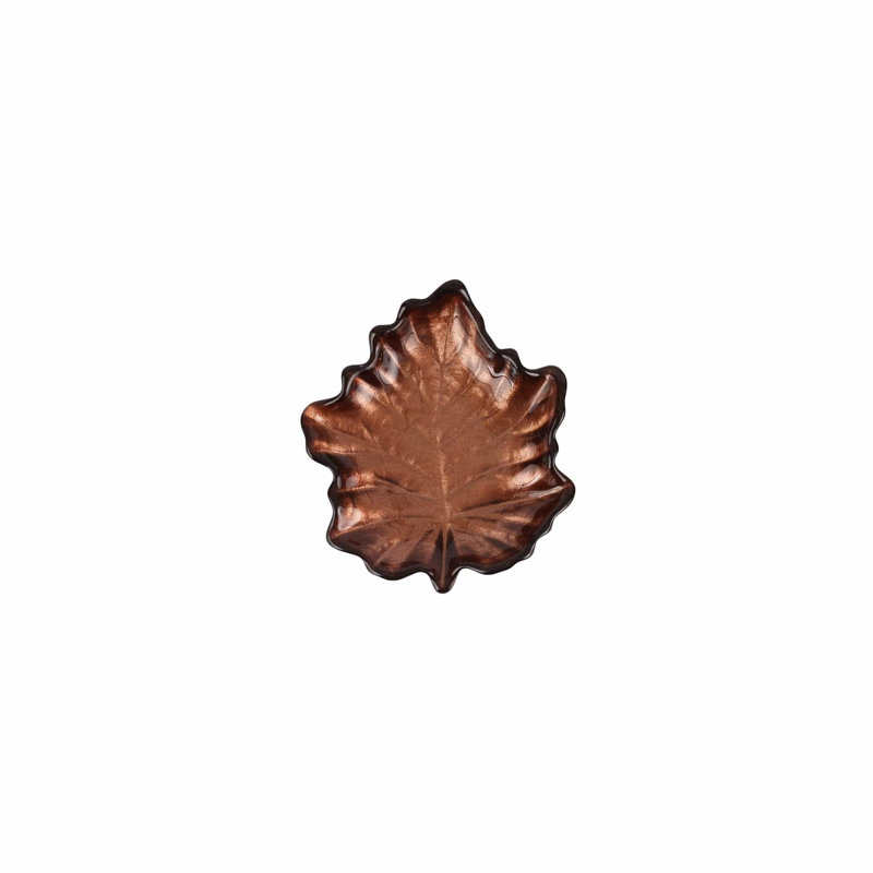 Autunno Handmade Glass Appetizer Plate