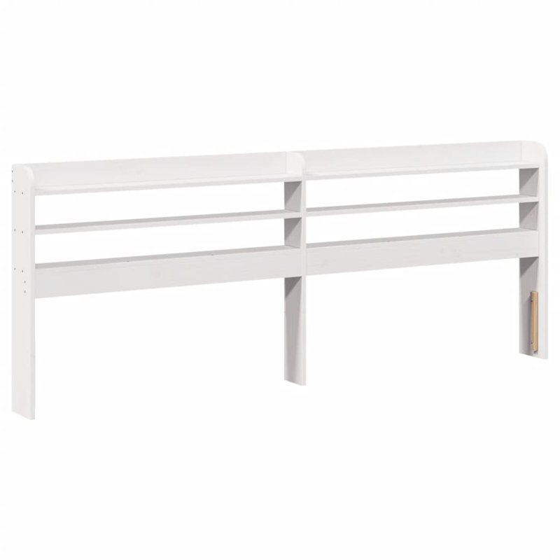 Solid Wood Headboard, 200 x 200 cm, White