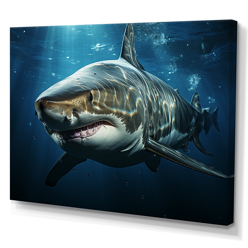 " Oceans Blue Ghost Shark Photography ", Wrapped Canvas, 30" H x 40" W x 1.5" D