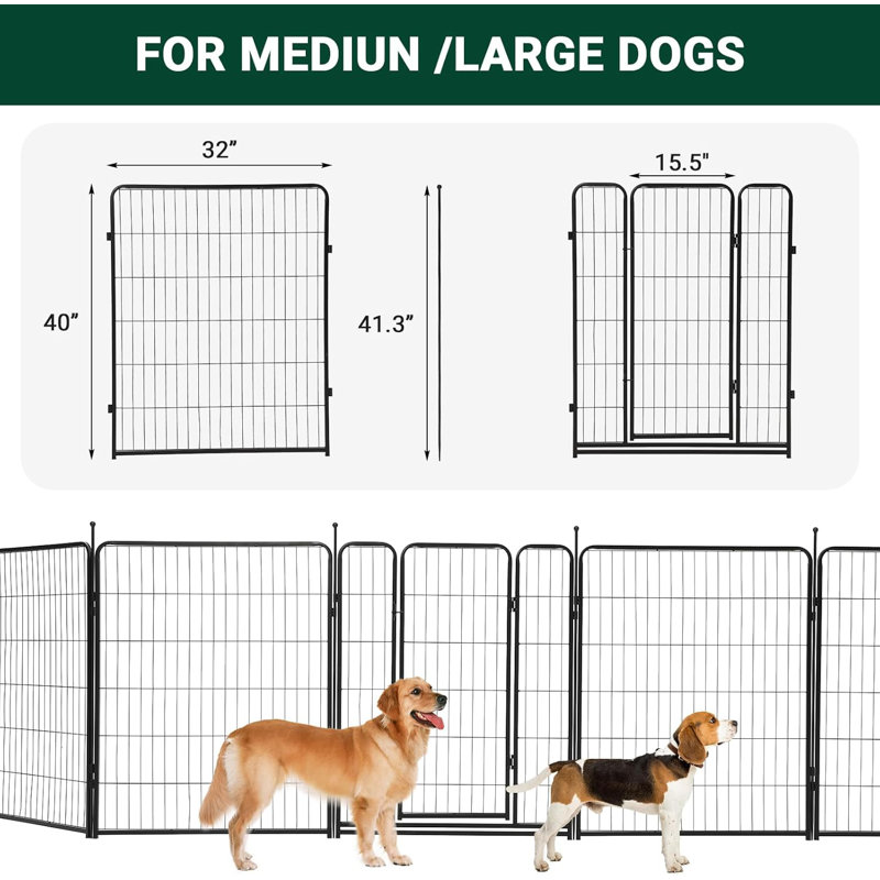 101.6cm H Metal Playpen