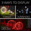 Fold-Flat LED Metal Lighted Window Decoration-24760686-24760679