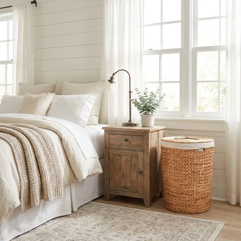 Panier à linge Ludmilla, Très grand H 23 po x l 18 po x P 18 po