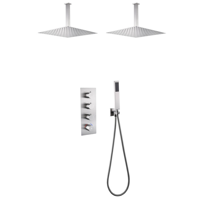 All-In-One Kit with Rough in-Valve, Brushed Nickel