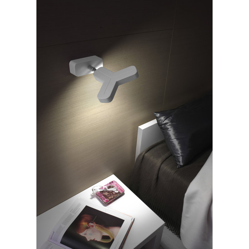 Dayton LED Spotlight, Lacquered frosted white