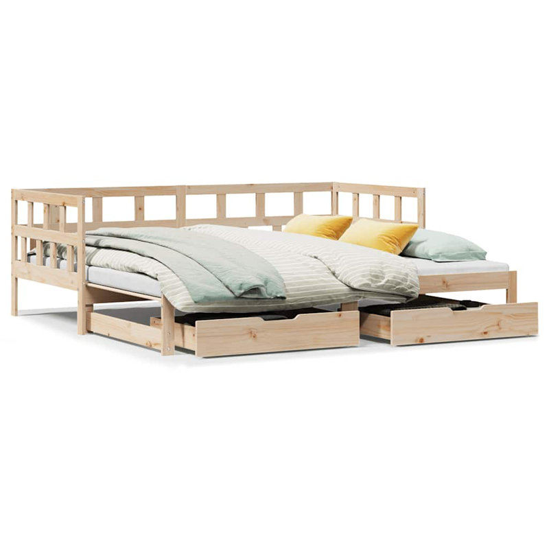Solid Wood, European Kingsize (160 x 200 cm), Brown