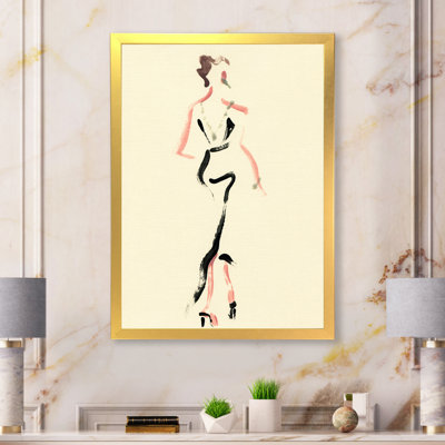 «Fashion Woman», art mural sur toile TG
