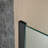 60-61" W x 76" H Pivot Frameless Single Swing Hinge Shower Door, 3/8 in. (10mm) Thickness Shattered-Proof Tempered Clear Glass-107531422