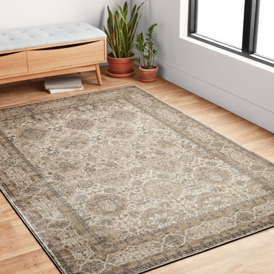 Tapis sable / taupe / bleu Century Century