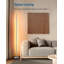 Ensemble de 2 lampes sur pied DEL, lampe sur pied à intensité variable avec interrupteur au pied, lumière blanche chaude de 1 100 lumens, grande lampe d'angle pour le salon, la chambre à coucher et le bureau