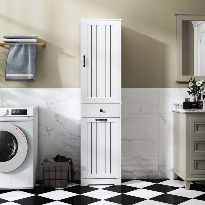 Armoire de rangement pour salle de bain avec 1 armoire de rangement et 1 tiroir