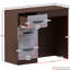 Arkadij 3 Drawer High Gloss Dressing Table, Bedroom Vanity Desk-1468762378