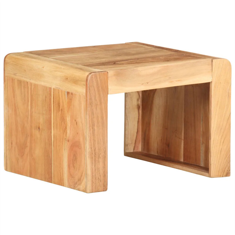 Carli Solid Wood Sled End Table