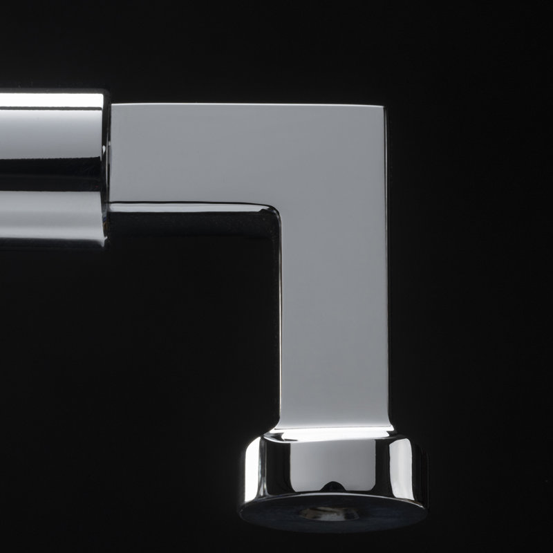 Parkview Collection Handle Pull - Cabinet - Transitional Hardware for Drawers & Cabinets, Chrome, 12"